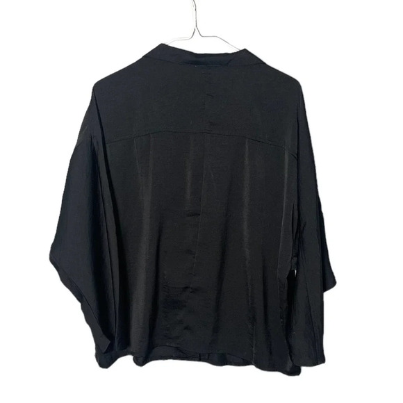 Grade & Gather Women’s Black V-Neck Blouse Size Medium New NWT - Picture 6 of 6